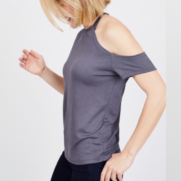 Cold Shoulder Tee​ - Picture 2 of 7